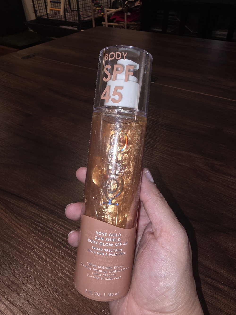 Kopari Rose Gold Body Glow SPF 45
